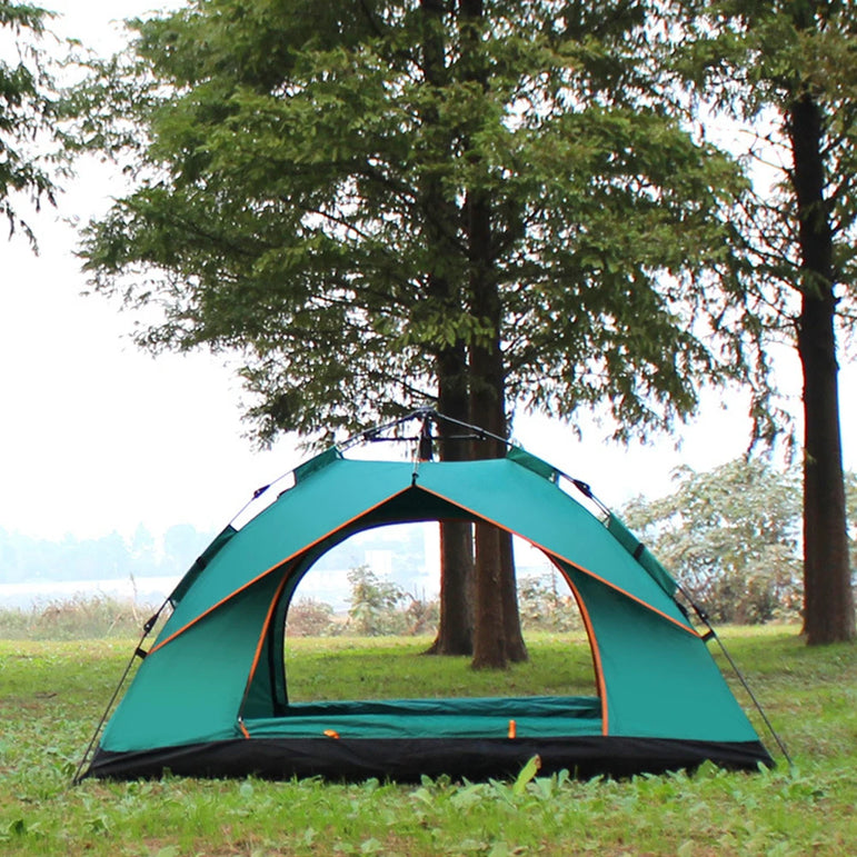 Instant Pop up Tent Outdoor Camping Tent Water-resistant Portable Instant Hiking Traveling Tent for 1-2 People Family Tent