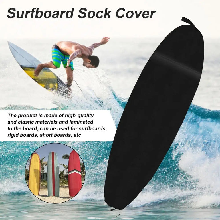 Surfboard Sock Cover Waterproof Protective Board Case 3 Sizes Waterproof And Dustproof Skis Cover Outdoor Surf Board supplies ﻿