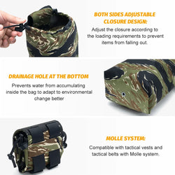 IDOGEAR Tactical Foldable Recycling Bag Dump Pouch MOLLE Drop Pouch durable Mini  35116