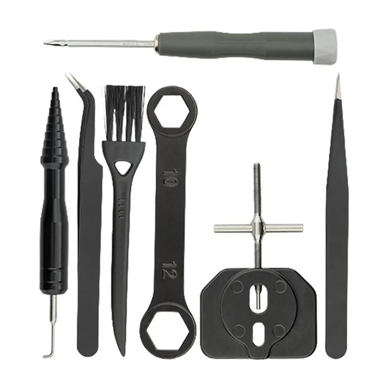 Fishing Reel Repairing Tool Stainless Steel Cleaning Maintenance Tool Fishing Reel Cleaning Kit Compact Fishing Repair Kit