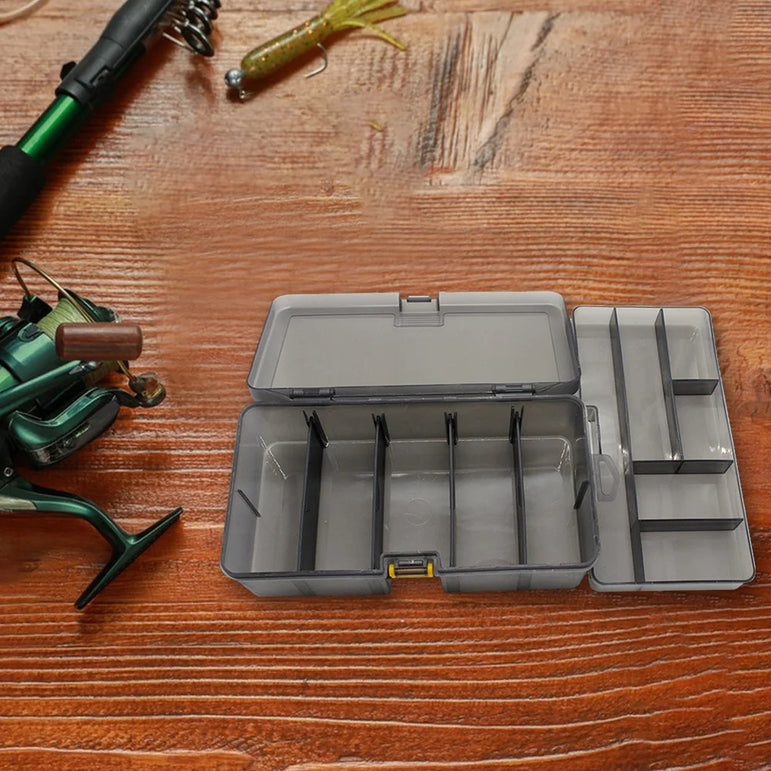 Portable Lure Tackle Box Removable Plastic Fishing Tackle Box Fake Bait Hook Fishings Gear Tool Storage Box For Fishing Bait