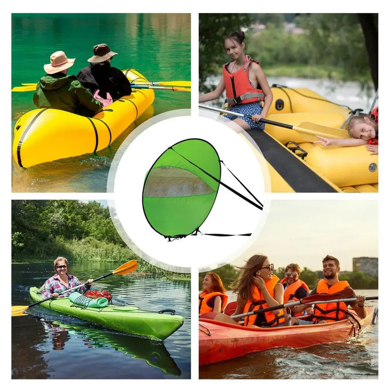 Wind Sail For Paddle Board Windsurfing Sails Paddleboard Kayak Sails With Clear Window Portable Paddle Board Shade Boating