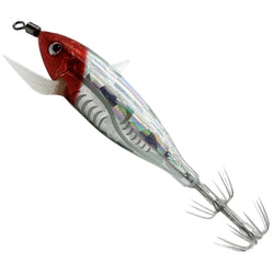 1pcs Luminous Horizontal Squid Jig Wood Shrimp Squid Hook Artificial Bait Octopus Cuttlefish Shrimp Saltwater Hard Bait Tackle
