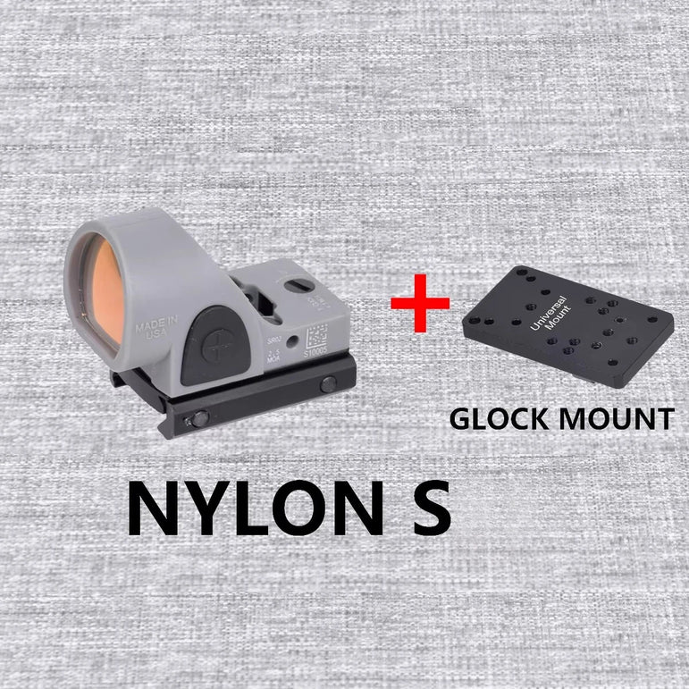Tactical RM S Red Dot Sight Collimator Reflex For GLOCK 17 Scope Optics Riflescope Fit Airsoft Weapons 20mm Rail Hunting