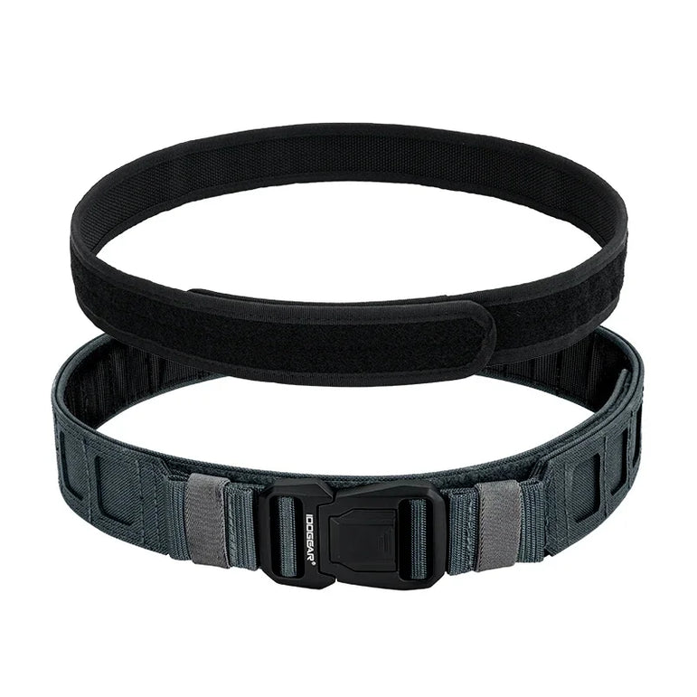 IDOGEAR 2 inch Tactical Belt LSR MOLLE Quick Release Metal Buckle Lightweight Man Outdoors Training Waistband 3433