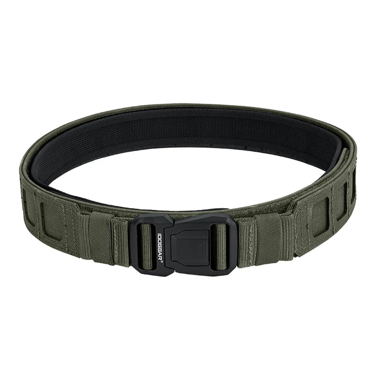 IDOGEAR 2 inch Tactical Belt LSR MOLLE Quick Release Metal Buckle Lightweight Man Outdoors Training Waistband 3433