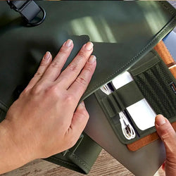 Hook And Loop Panel Wear-resistant Organizer Panel Stickable Wear-Resistant Molle Admin Pouch For Packs Backpack Or Messenger
