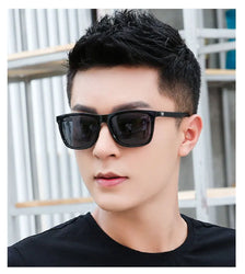 Sports Polarized Sunglasses Men Women Classic Square Plastic Driving Sun Glasses Male Fashion Black Outdoor Shades UV400