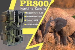 Outdoor Trail Camera 20MP 1080P HD Hunting IP66 Waterproof Infrared Night Vision Motion Activated Surveillance Trap Camera