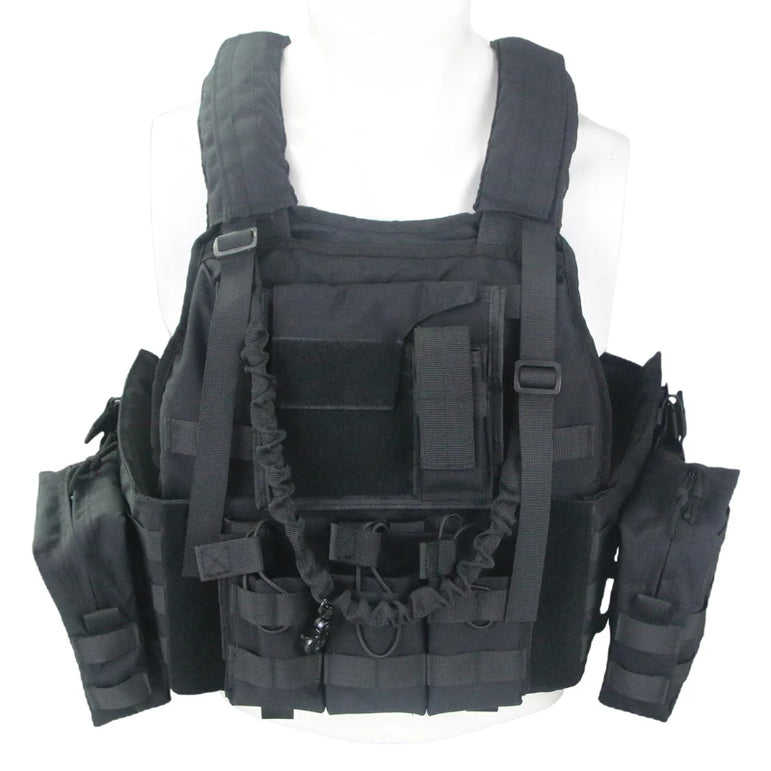 LQARMY 1000D Tactical Vest Sniper Chest Rig Airsoft Vest Armor Vest Gear Carrier Load Bearing Vest Hunting Clothes