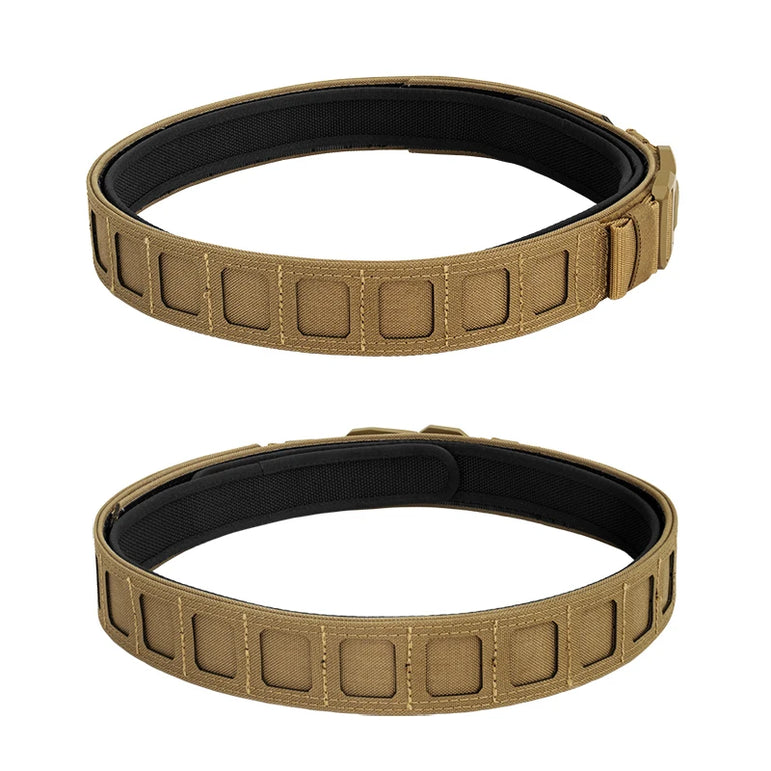 IDOGEAR 2 inch Tactical Belt LSR MOLLE Quick Release Metal Buckle Lightweight Man Outdoors Training Waistband 3433