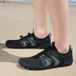 Women Men Water Shoes Five Fingers Upstream Wading Swimming Barefoot Aqua Shoes Beach Seaside Gym Fitness Unisex Sneakers New