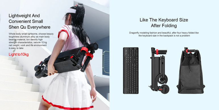 HX Foldable Electric scooter 7.5A 350W 25KM/H electric scooters 36V EScooters 5.5 Inch E Scooter For Adults