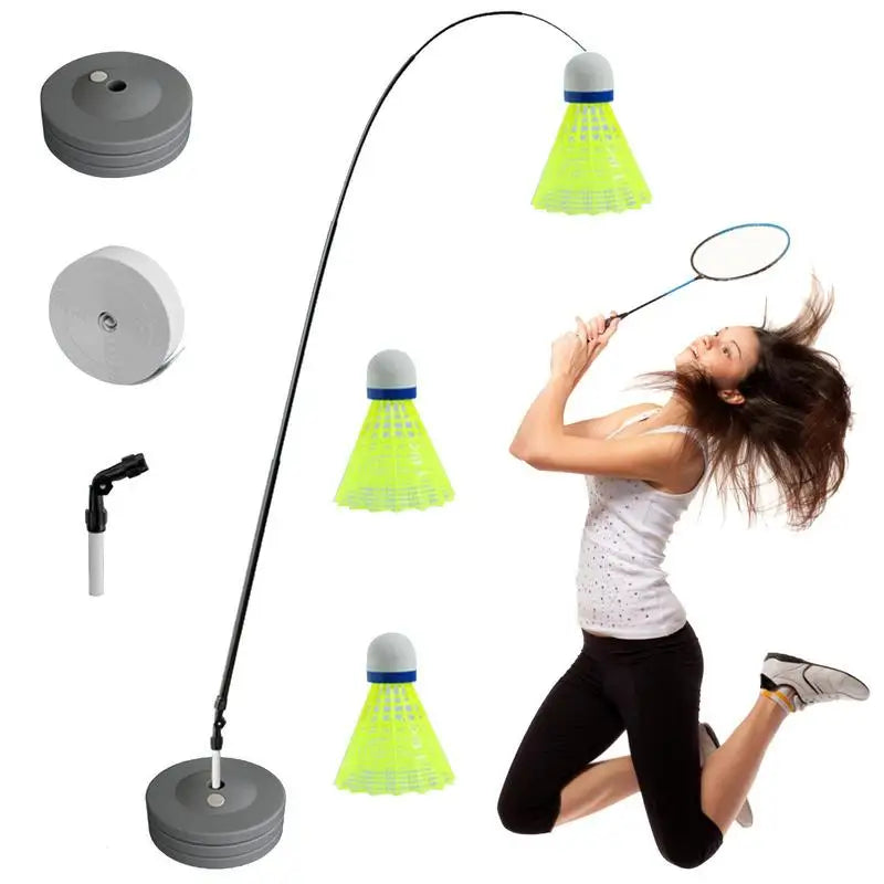 Badminton Training Aid Indoor Belt Rebound Badminton Practice Single Badminton Training Device Suit Power Trainer For Badminton