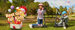 H30 Max Electric Scooter for Kids, LED Dispaly, 150W Powerful Motor, Dual Brake System, Adjustable Height and Speed.