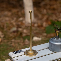 Camping Lights Support Aluminum Alloy Lantern Stand Holder 1/4In Extended Pole Detachable Light Pole for Outdoor Camping