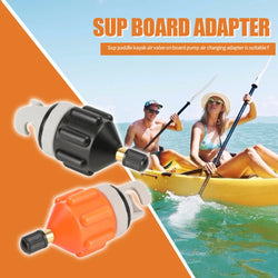 For SUP Board Kayak Nylon Rowing Boat Air Valve Adaptor Inflatable Pump Adapter