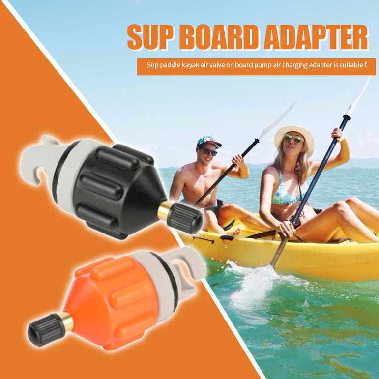 For SUP Board Kayak Nylon Rowing Boat Air Valve Adaptor Inflatable Pump Adapter