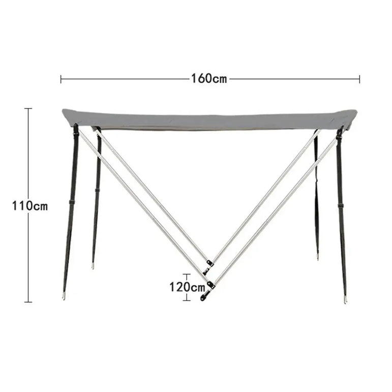 Waterproof Kayak Awning Canoe Canopy Sunshade For Kayak Boat Canoe Awning Tent Top Cover Inflatable Boat Accessories