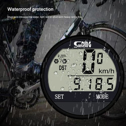 Bike Computer LED Digital Bicycle Speedometer Odometer with Screen Cycling Computer Waterproof for Men Women Teens Bikers Outdoo