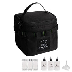 SUNDICK Outdoor Camp Spice Bottle Portable with Storage Bag Kitchen Seasoning Boxes Multifunctional Lightweight Camping Supplies