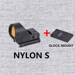 Tactical RM S Red Dot Sight Collimator Reflex For GLOCK 17 Scope Optics Riflescope Fit Airsoft Weapons 20mm Rail Hunting