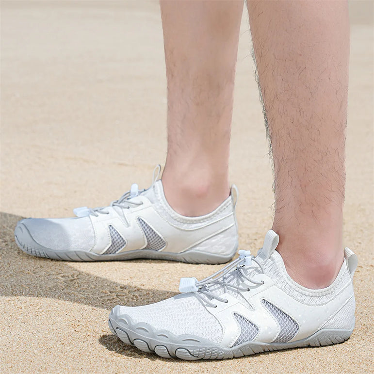 Women Men Water Shoes Five Fingers Upstream Wading Swimming Barefoot Aqua Shoes Beach Seaside Gym Fitness Unisex Sneakers New