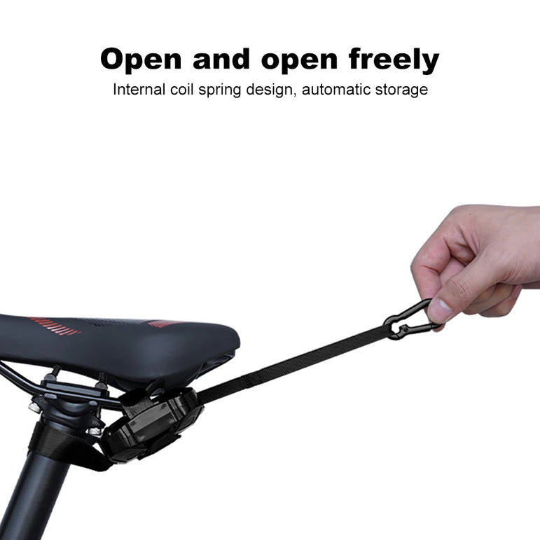 Retractable Bicycle Tow Rope Mountain Bike Parent-Child Pull Rope Flexible Trailer Rope Outdoor Tools