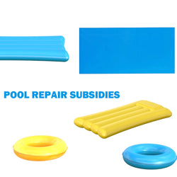 10pcs Swimming Pool Repair Kit Self-Adhesive PVC Swimming Pool Patch Multifunctional  Croppable Inflatable Boat Supplies