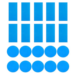 10pcs Swimming Pool Repair Kit Self-Adhesive PVC Swimming Pool Patch Multifunctional  Croppable Inflatable Boat Supplies