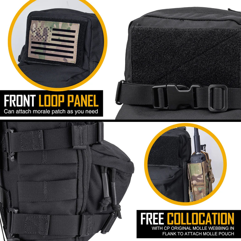 IDOGEAR Hydration Backpack Assault Molle System Mini Tactical Outdoor Sport Water Bags 3530