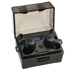 Shooting Earplugs ANC NRR27dB - Tactical Bluetooth Earbuds with Active Noise Cancelling for Hunting Military Ear Protection