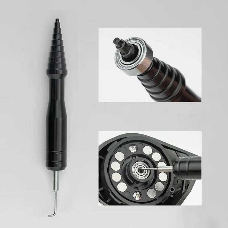 Fishing Reel Repairing Tool Stainless Steel Cleaning Maintenance Tool Fishing Reel Cleaning Kit Compact Fishing Repair Kit