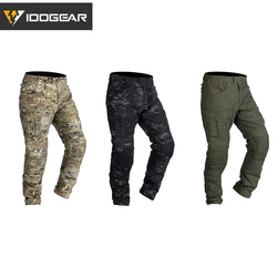 IDOGEAR Combat UFS Pants Tactical Pants w/ Knee Pads Camo Trousers Outdoor Hunting 3209