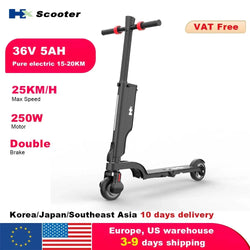 HX Foldable Electric scooter 7.5A 350W 25KM/H electric scooters 36V EScooters 5.5 Inch E Scooter For Adults