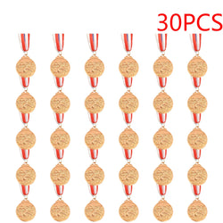 10-30PCS Swimming Medal Competition Awards with Neck Ribbon Metal 5cm Winner Medals Gold/Silver/Bronze Medal for Competitions