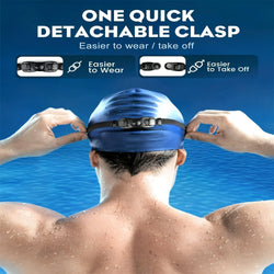 2pcs Wide View Anti-fog Swimming Goggles, Adjustable Swimming Glasses With Earplugs , Swimming Supplies
