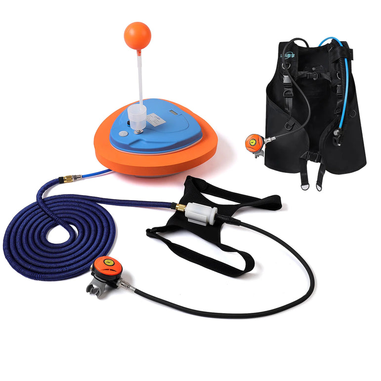 TUDIVING-Diving Buoyancy Compensator Device for Diving Hookah, BCD Compatible Diving Ventilator,Underwater Breathing Equipment