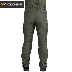 IDOGEAR Combat UFS Pants Tactical Pants w/ Knee Pads Camo Trousers Outdoor Hunting 3209