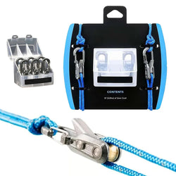 Outdoor Rope Adjuster Wear Resist Ultralight Tent Guyline Tool Climbing Rope Adjust Equipment for Camping Hiking Multitools