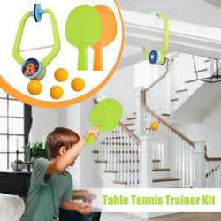 Doorway Game Pingpong Trainer Door Pong Game For Kids With Racket And Balls Portable Table Tennis Trainer Set For Home School