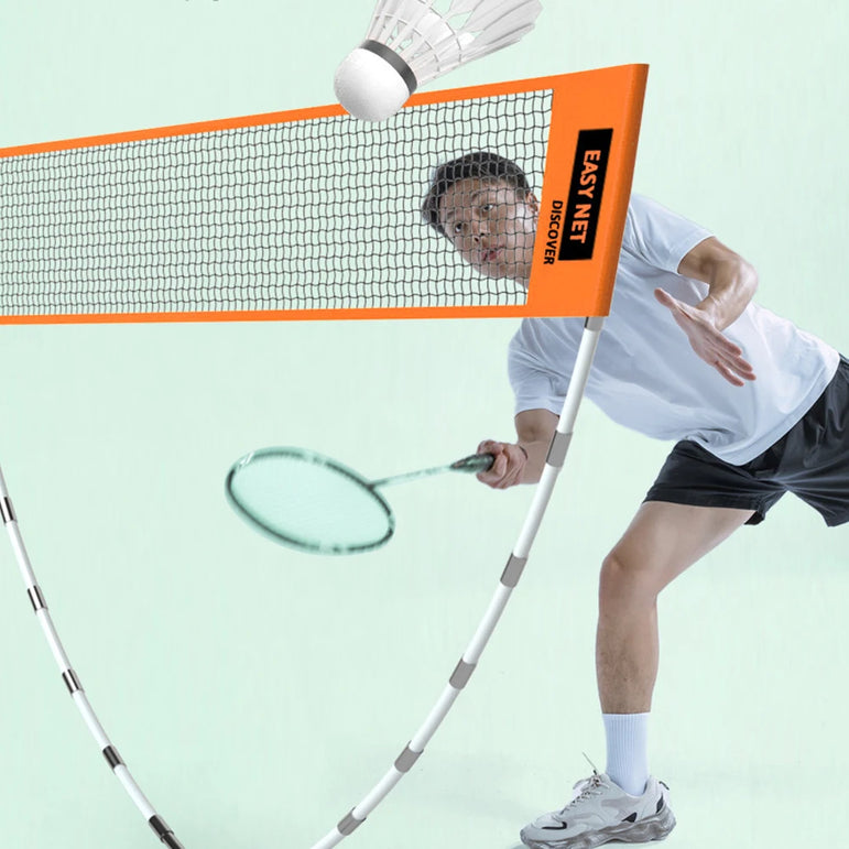 Professional Badminton Net Badminton Training Net Easy Setup Height Adjustable Volleyball Net with Carry Bag for Outdoor Indoor