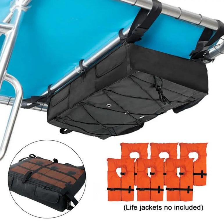 T-Top Bag 600D Oxford Fabric Large Capacity Stable Windproof Yachts Pouch Boat Storage Accessories Safety Gear Holder For