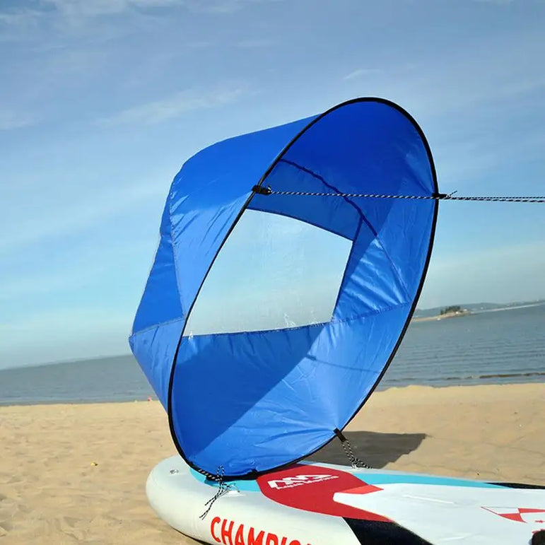 Wind Sail For Paddle Board Windsurfing Sails Paddleboard Kayak Sails With Clear Window Portable Paddle Board Shade Boating