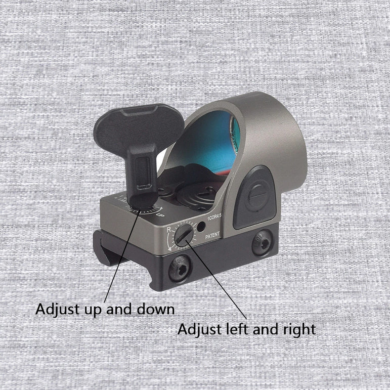 Tactical RM S Red Dot Sight Collimator Reflex For GLOCK 17 Scope Optics Riflescope Fit Airsoft Weapons 20mm Rail Hunting