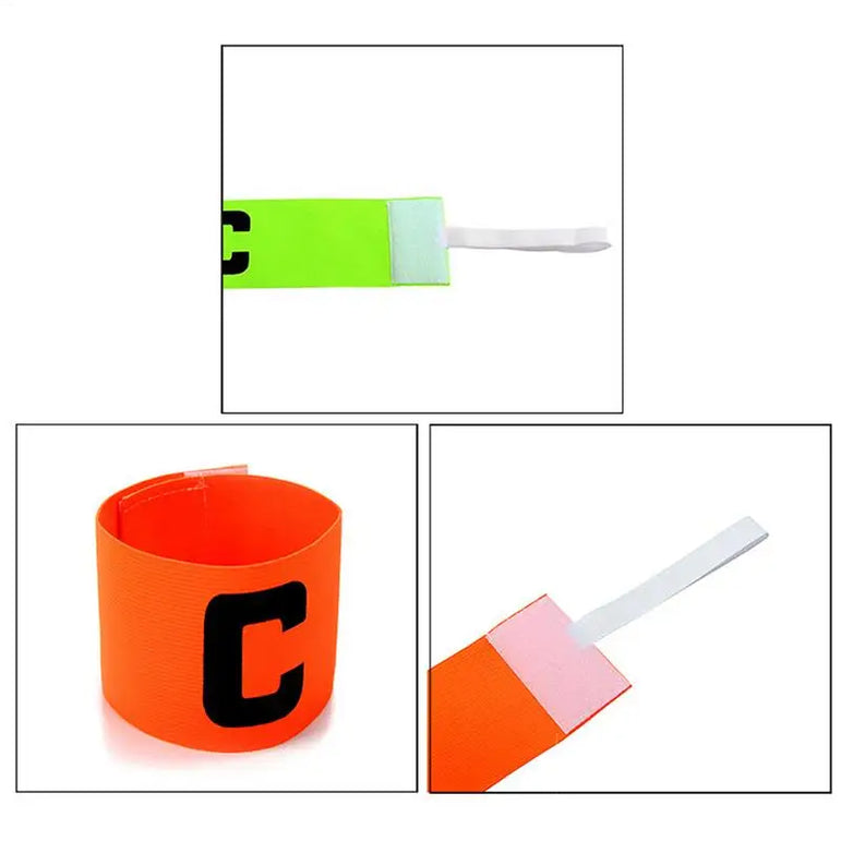 Adjustable armbands, football captain armbands, football player captain group armbands, football training group armbands