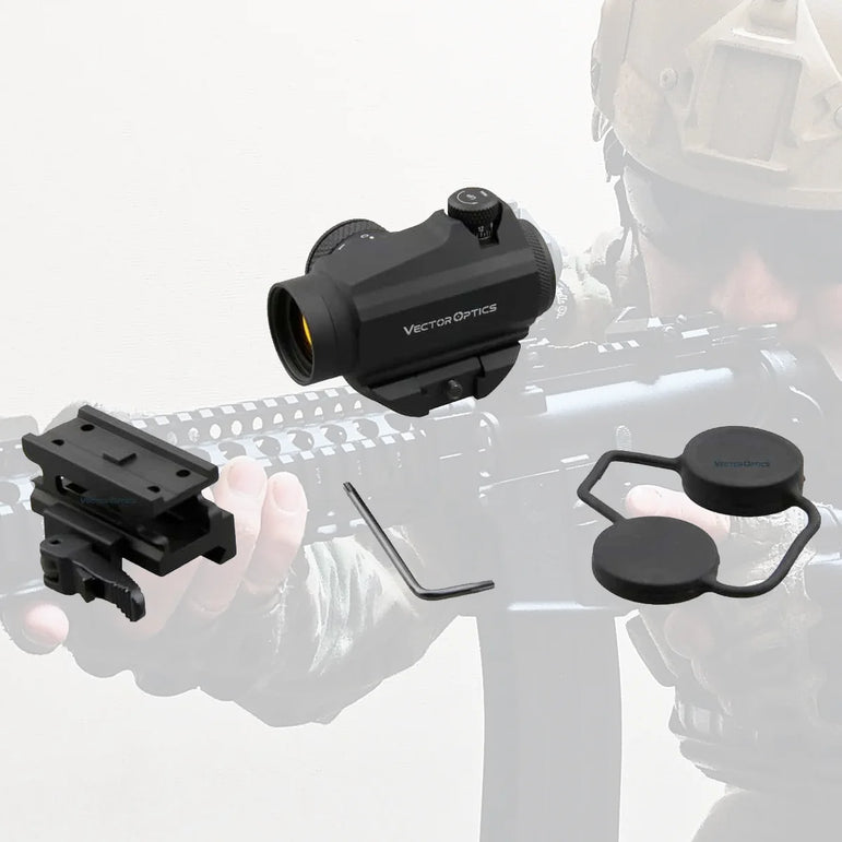 Vector Optics Maverick 1x22 GenII Red Dot Sight Compact with 3MOA Dot Size&11 Levels Dot Intensity For AR 15 AK .223 .308