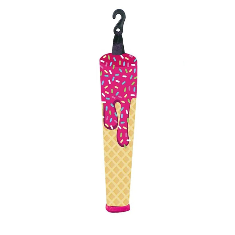 Baseball & Softball Handle Cover Cushy Zippered Sleeve Baseball Bat Handle Cover Hook for Hanging on Fence Baseball Accessories