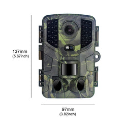 Outdoor Trail Camera 20MP 1080P HD Hunting IP66 Waterproof Infrared Night Vision Motion Activated Surveillance Trap Camera