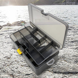 Portable Lure Tackle Box Removable Plastic Fishing Tackle Box Fake Bait Hook Fishings Gear Tool Storage Box For Fishing Bait